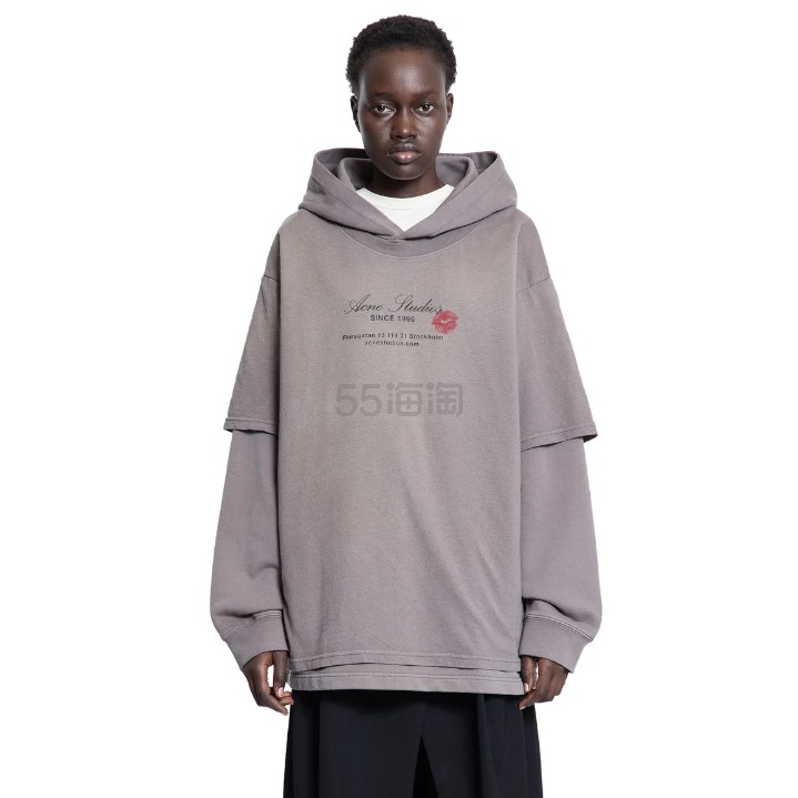 ACNE STUDIOS 假两件卫衣