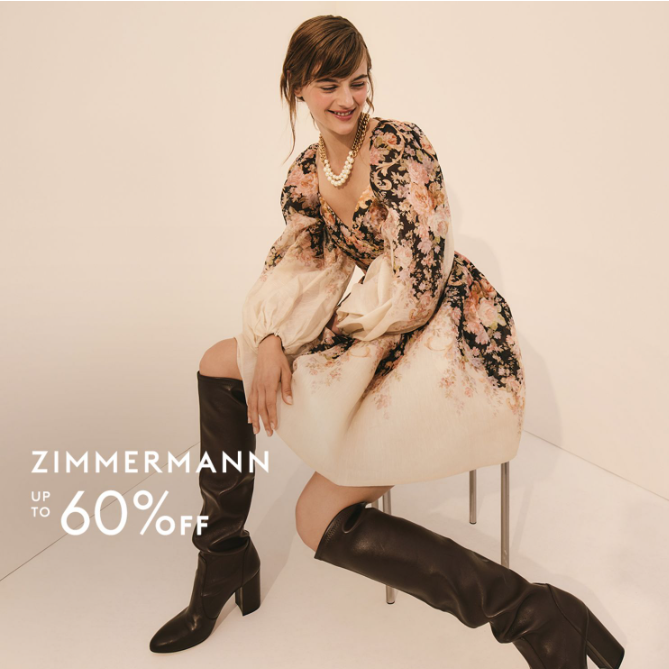 THE OUTNET 港站：Zimmermann 上新 天鹅绒迷你衬衫裙HK$4351