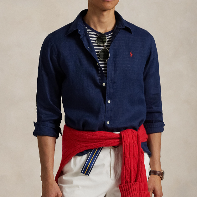 热卖！Polo Ralph Lauren 拉夫劳伦经典衬衫 仅剩大码