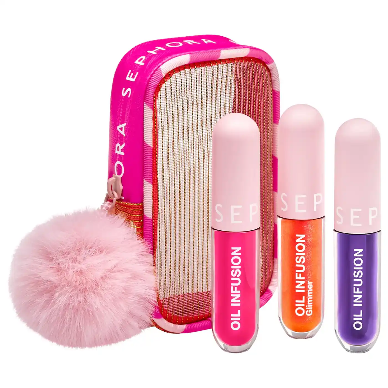 Sephroa 丝芙兰唇油*3 Blackberry+Cherry+Peach