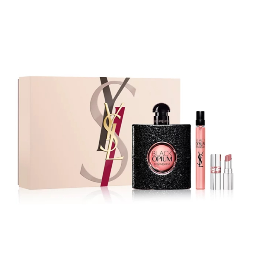 Yves Saint Laurent 圣罗兰黑y片香水口红套盒 （价值$211）