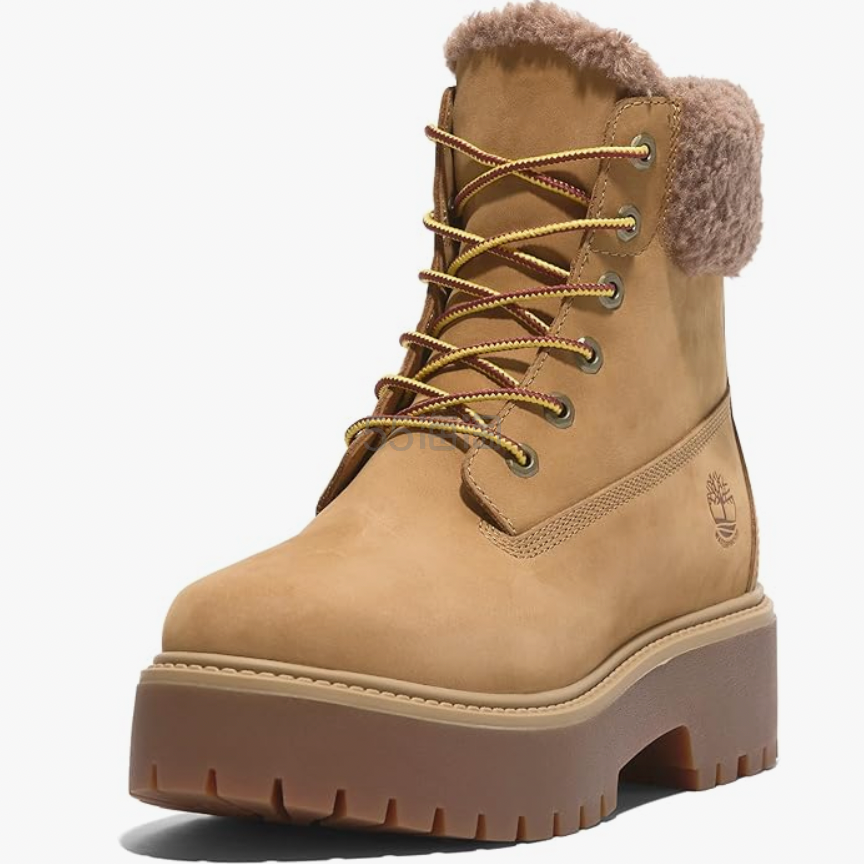 Timberland 女式 Stone Street 中筒保暖防水靴