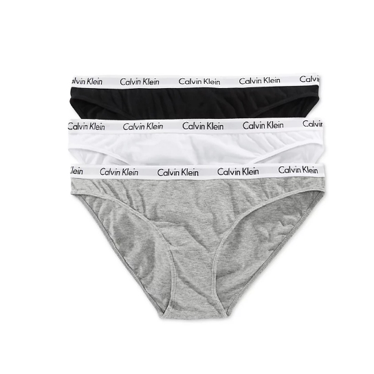 降价！Calvin Klein 女士字母徽标内裤 3条装