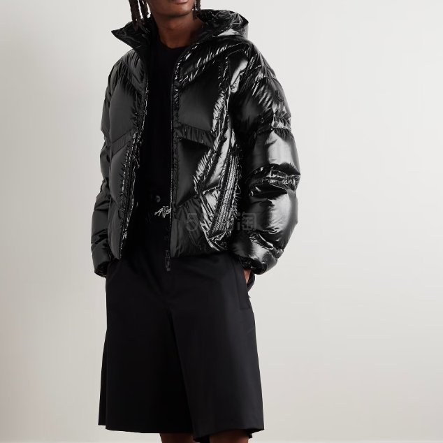 上新！MONCLER GENIUS x A$AP Rocky Bahianinha 黑色羽绒服