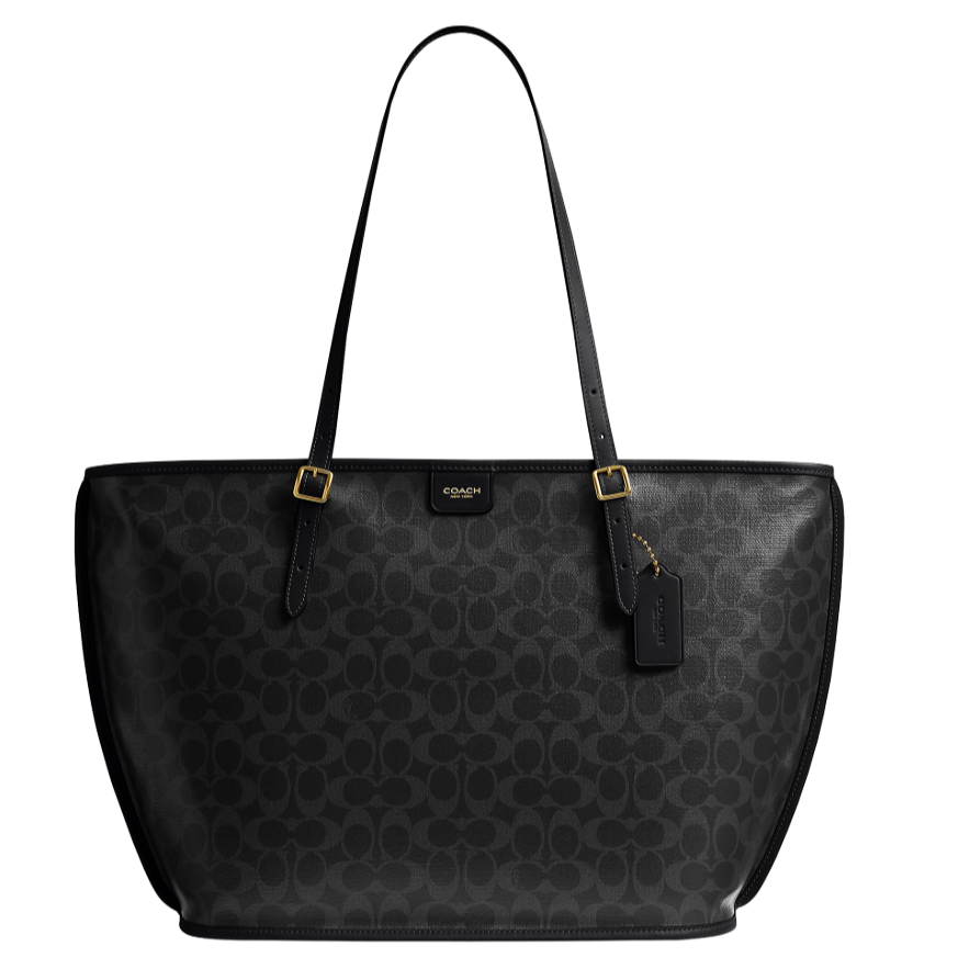 贼能装！COACH 蔻驰 Taxi 老花托特包