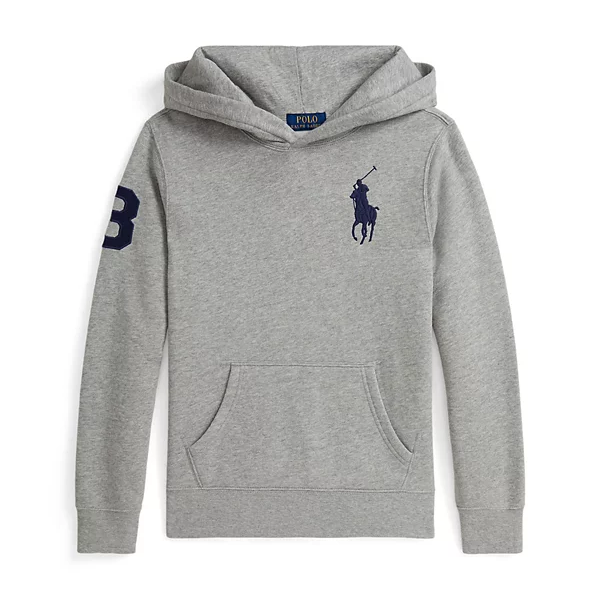 Polo Ralph Lauren 拉夫劳伦大童款灰色连帽卫衣