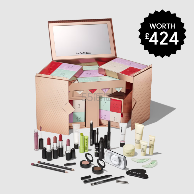 MAC 魅可2025圣诞倒数日历 价值£424