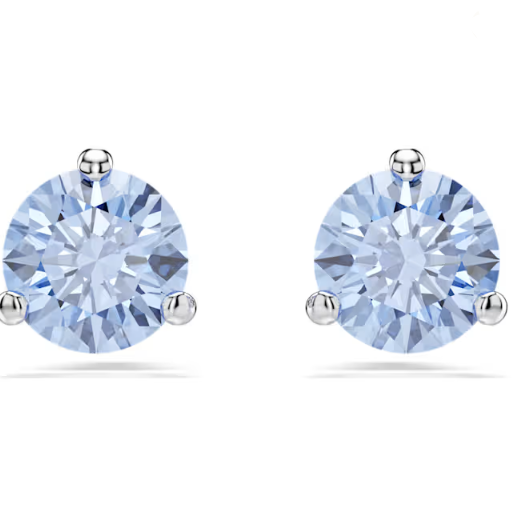 Swarovski 施华洛世奇 蓝色圆钻耳钉