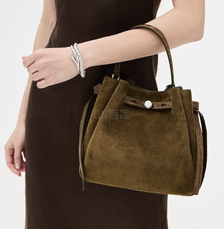 Tory Burch Romy 麂皮水桶包