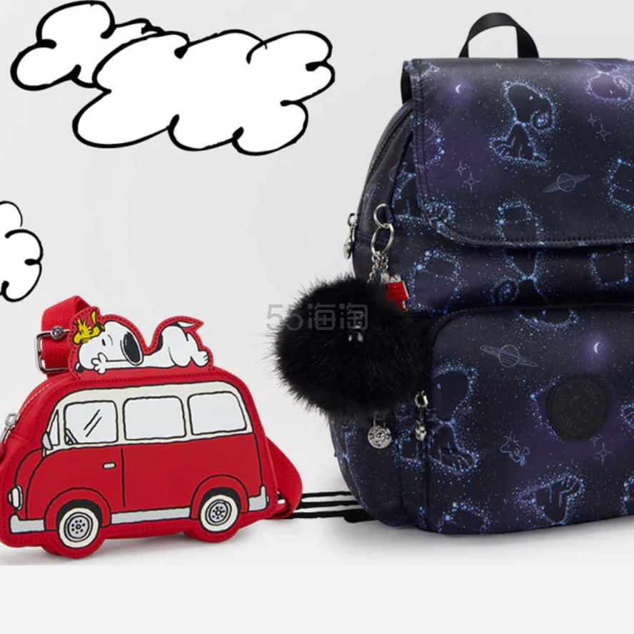 Kipling x Peanuts 合作款发售