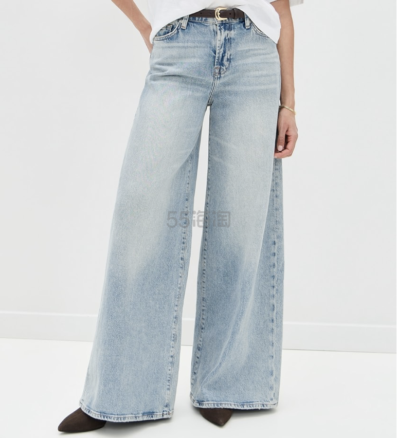 7 For All Mankind Marie 阔腿牛仔裤