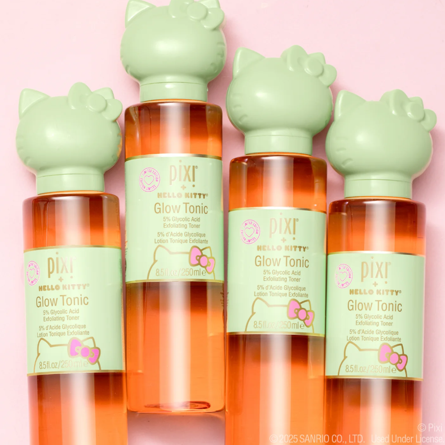 Pixi Beauty X Hello Kitty 联名上新 入眼影盘、胶原蛋白爽肤水