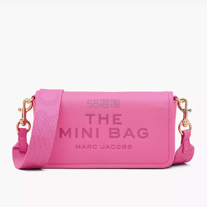 Marc Jacobs 粉色mini皮革包