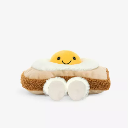 补货！Jellycat 趣味煎蛋吐司