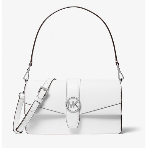 Michael Kors Greenwich 中号单肩包 白色