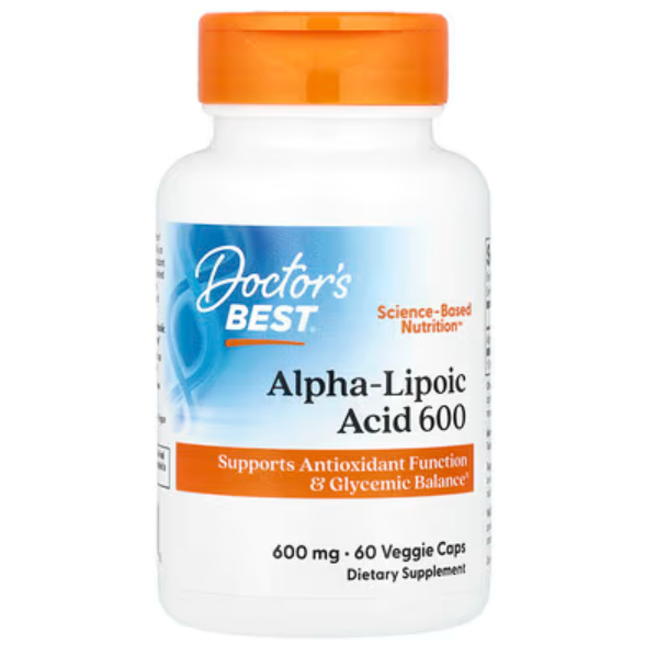 Doctor's Best α-硫辛酸600 毫克60 粒素食胶囊