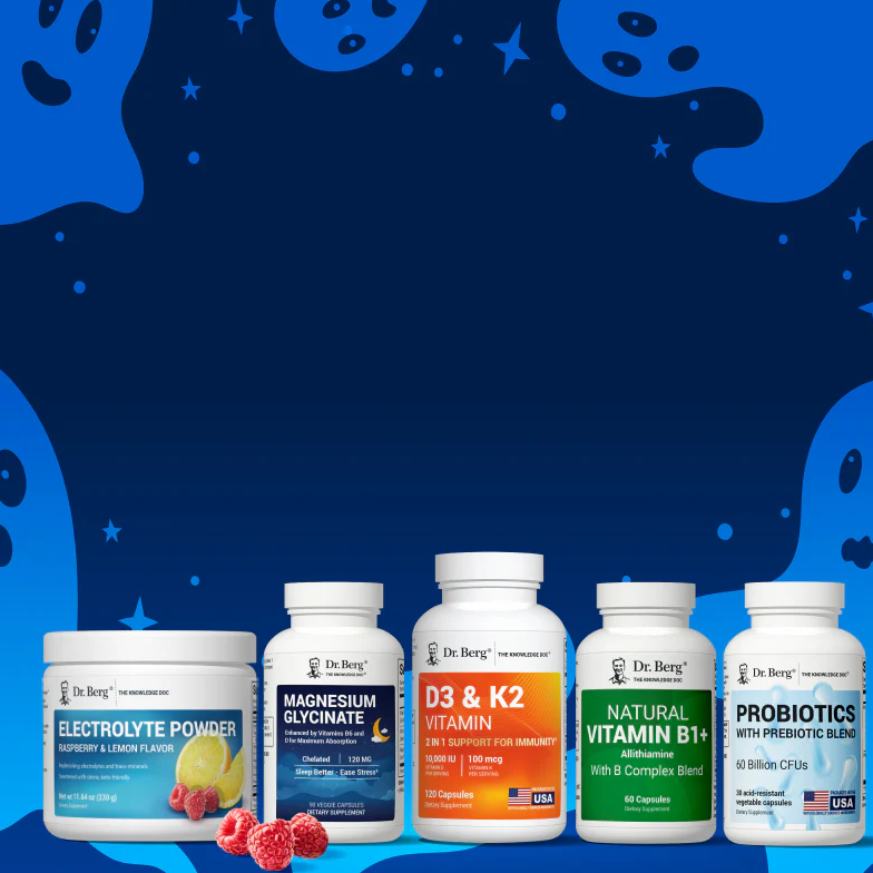 Dr Berg：万圣节大促 入维生素、益生菌、美妆个护