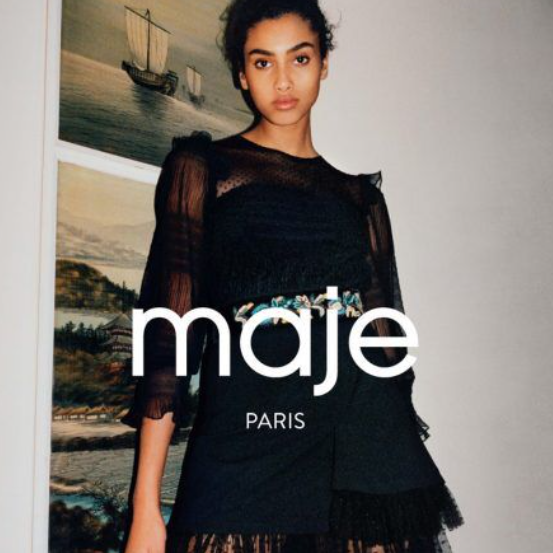 THE OUTNET 港站：Maje 法式优雅时尚上新 印花迷你连衣裙HK$968