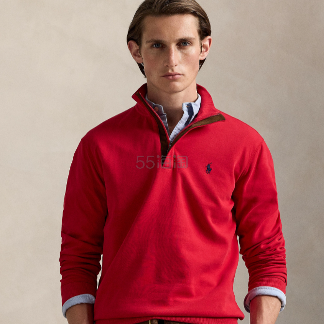 热卖！Polo Ralph Lauren 拉夫劳伦拉链套头衫