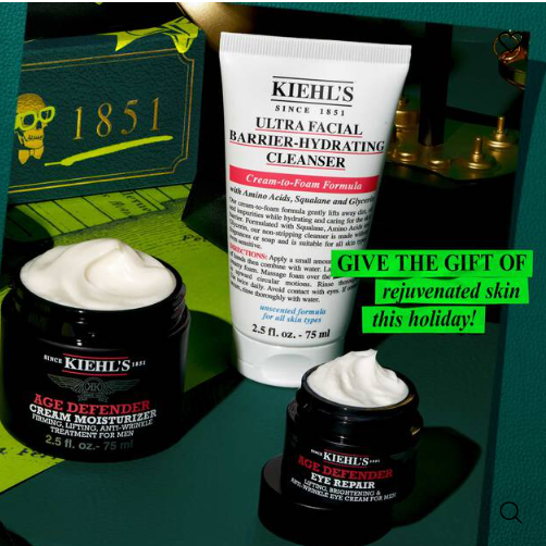 Kiehl's 美网：情人节热卖 入高保湿急护霜