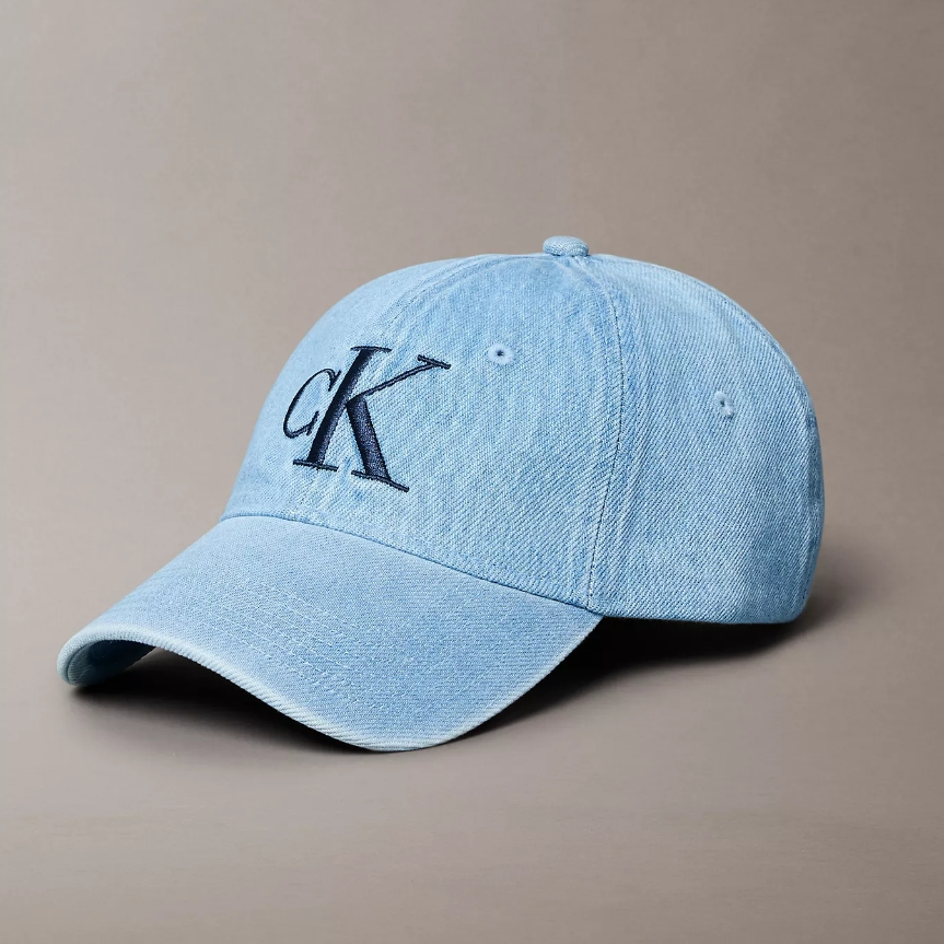 史低！Calvin Klein 徽标牛仔棒球帽