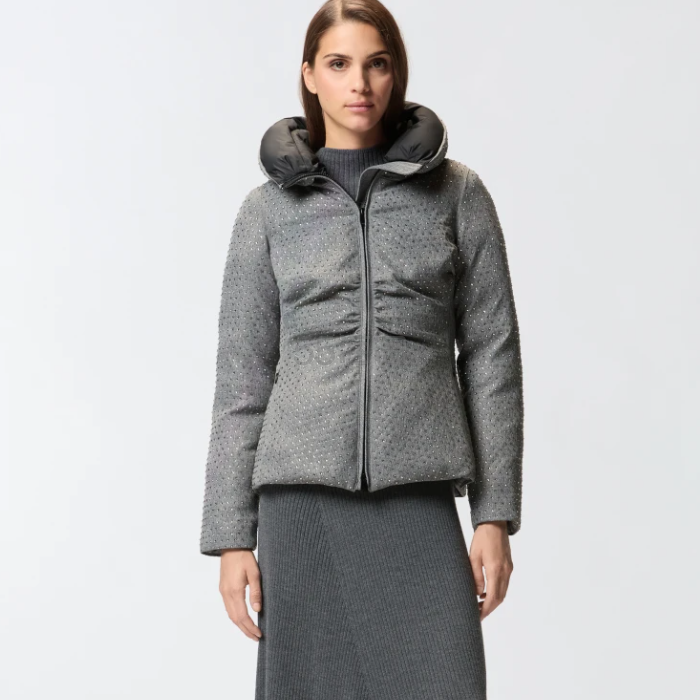 Pinko 全水钻短款羽绒服