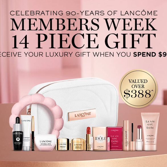 Lancome AU：周年庆大促 豪华满赠 满A$95赠14件好礼