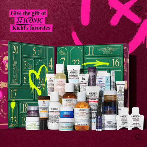 Kiehl's 倒数日历上新 包含24个明星单品