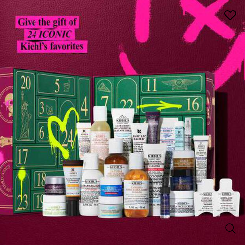 Kiehl's 倒数日历上新 包含24个明星单品