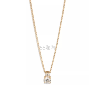 好价！Givenchy 纪梵希 尼罗河的眼泪 水晶吊坠金色项链