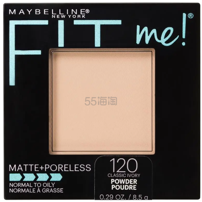 Maybelline 美宝莲 FITme 哑光无痕蜜粉饼 - 经典象牙白 120