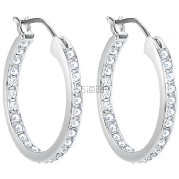 Swarovski 施华洛世奇 带钻圆圈耳环
