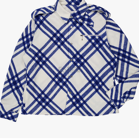 Burberry  格纹羊毛外套