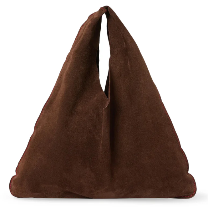 THE ROW 小号绒面手提包