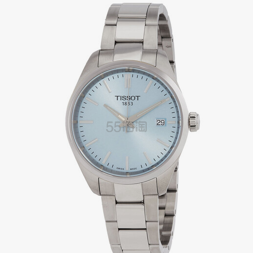 Tissot 天梭 PR 100 石英冰蓝女表