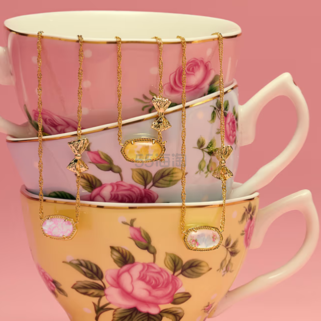 Kendra Scott x LOVESHACKFANCY 联名饰品