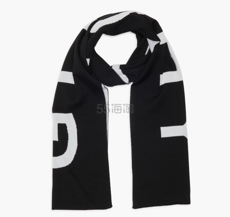 Givenchy 嵌花 logo 羊毛围巾