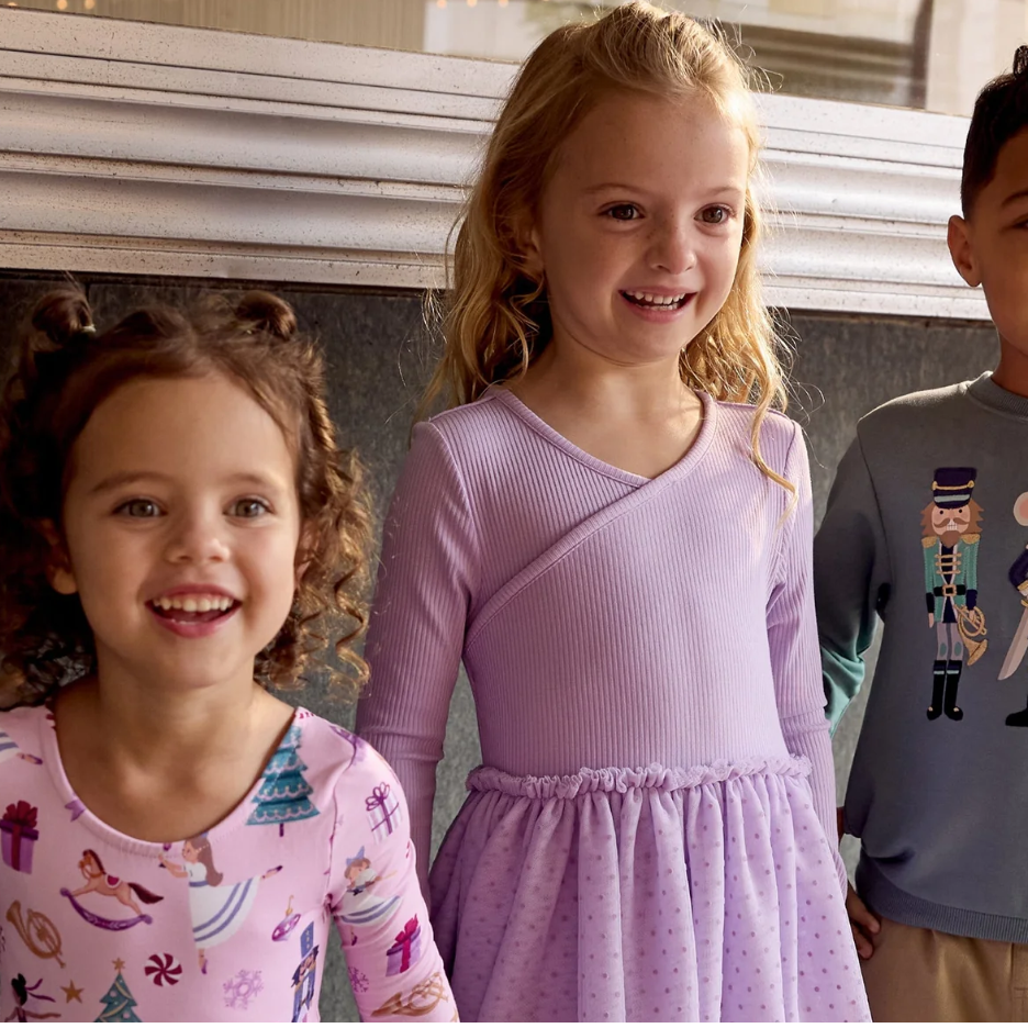 Little Sleepies：胡桃夹子系列上新 入童装芭蕾舞裙、印花卫衣、裤子等