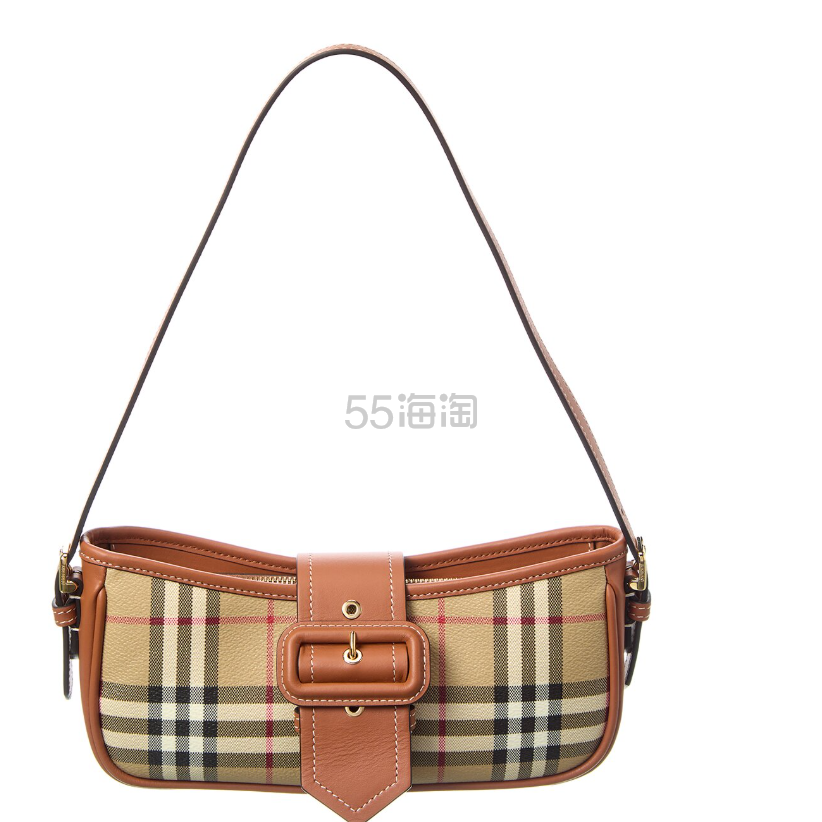 易梦玲同款!Burberry 复古格纹单肩包