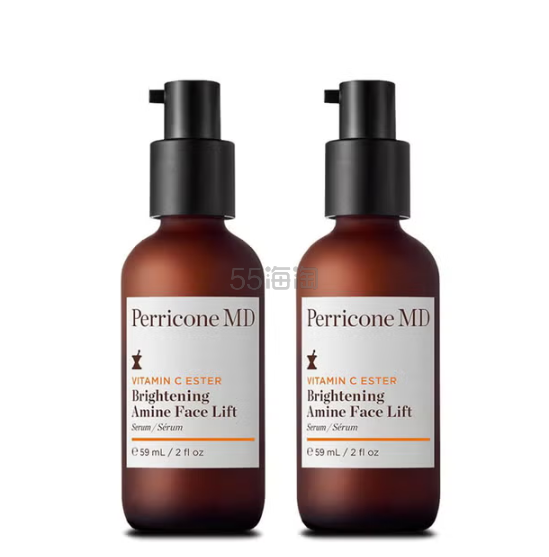 Perricone MD 维 C 酯焕亮胺能面部紧致精华双支装