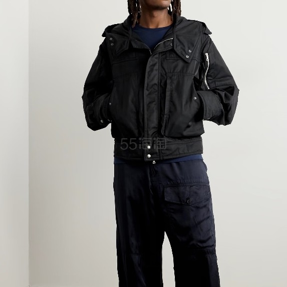 DRIES VAN NOTEN Tech-Twill 派克大衣