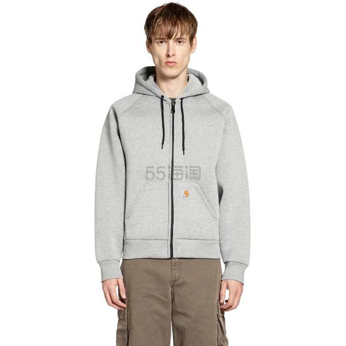 CARHARTT WIP 卡哈特灰色连帽外套