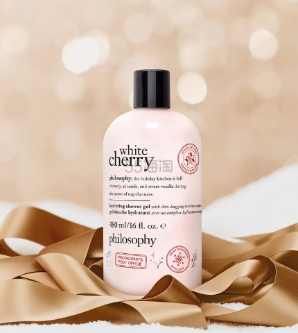 新品！Philosophy 白樱桃保湿沐浴露 16OZ