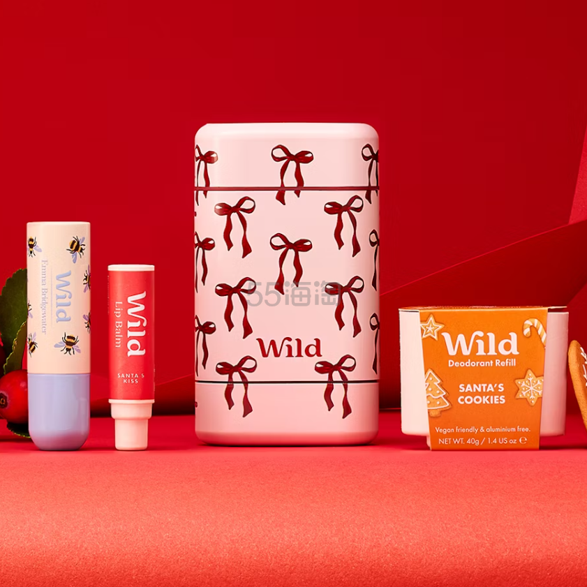 Wild 圣诞香体膏+润唇膏组合装
