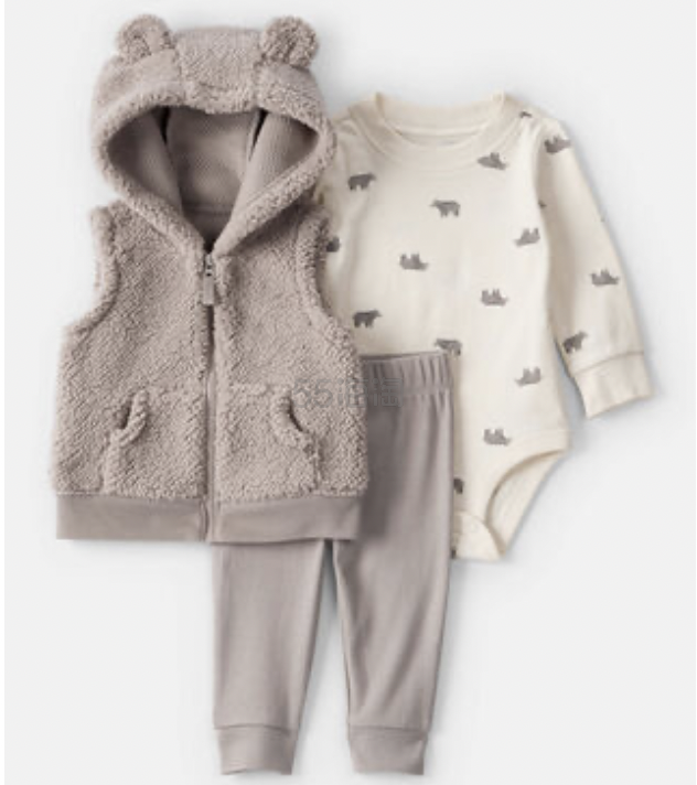 Carter's 小熊三件套