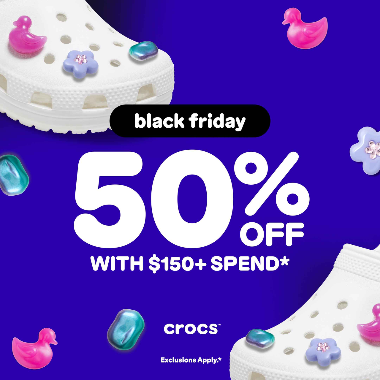 Crocs AU：2025黑五！洞洞鞋大促