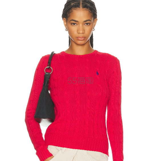 限XS码！Polo Ralph Lauren 绞花毛衣