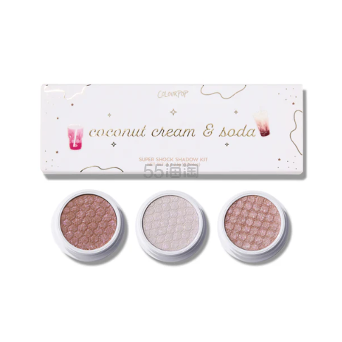 ColourPop 卡拉泡泡土豆泥眼影3件套 #Coconut Cream and Soda