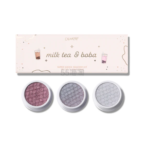 ColourPop 卡拉泡泡土豆泥眼影3件套 #Milk Tea and Boba