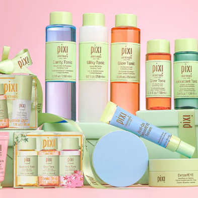 Pixi Beauty： 亲友特卖会 胶原蛋白爽肤水、玫瑰滋养洁面乳